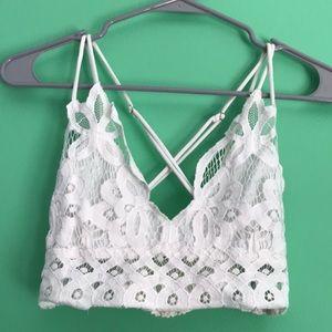 Super cute white bralette top